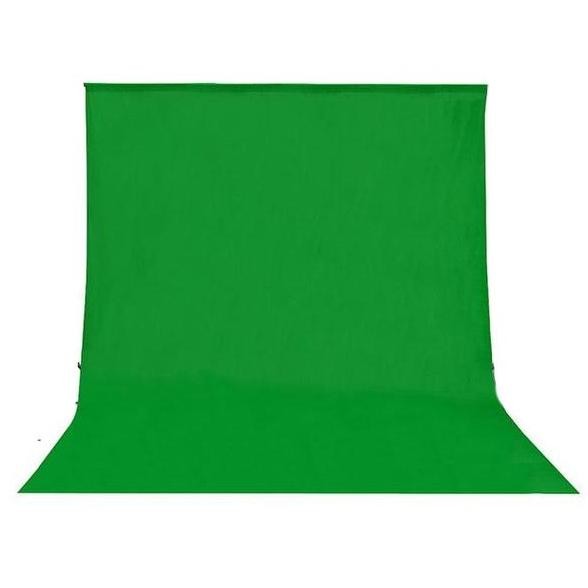 Background Expander Roll Set Komplit - Bar Pipa - Polos Green Screen New Stok