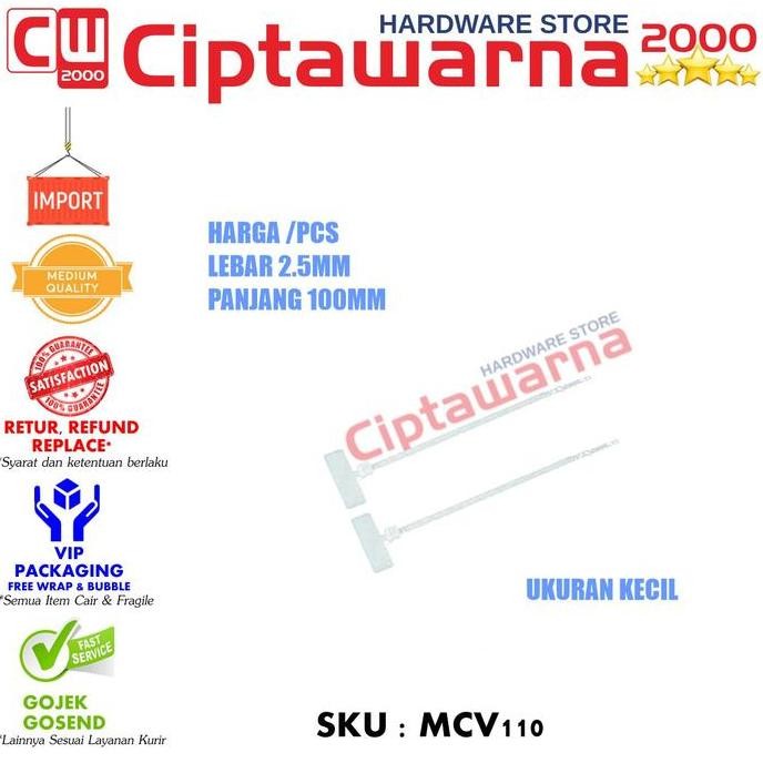 

@#@#@#] Maker TIE Pengikat Kabel label 2.5x100 mm / Cable Ties Label name tag