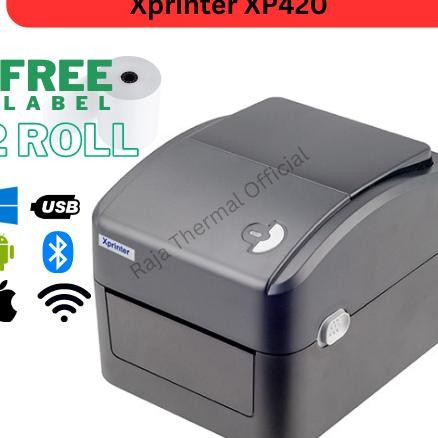 Printer Printer Printer Barcode Thermal Label Printer Printer P420B Ize 110Mm A6 Printer