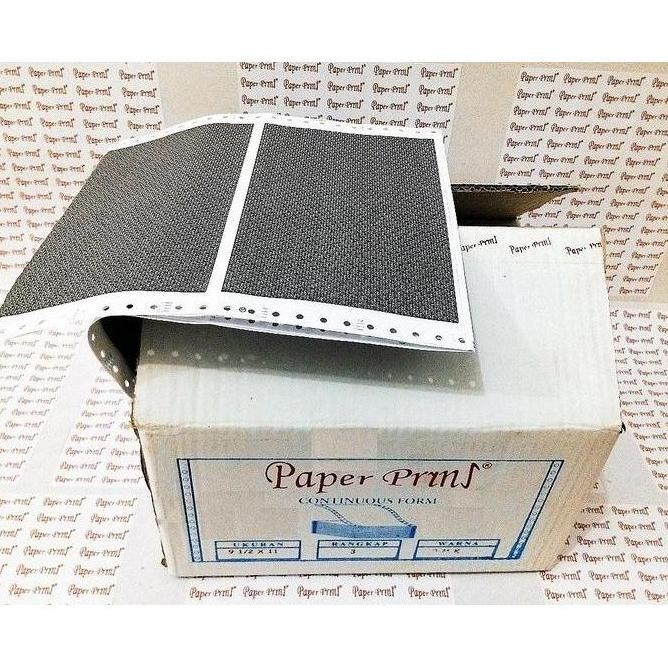

Promo / Terlaris Kertas Komputer Continuous Form Slip Gaji 3Ply Bagi 2 Paper Prins Terbaik