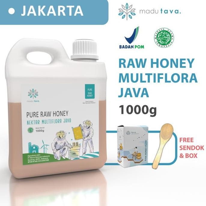 

Madu Murni Asli Tava Nektar Multiflora Java 1kg 100% Pure Raw Honey