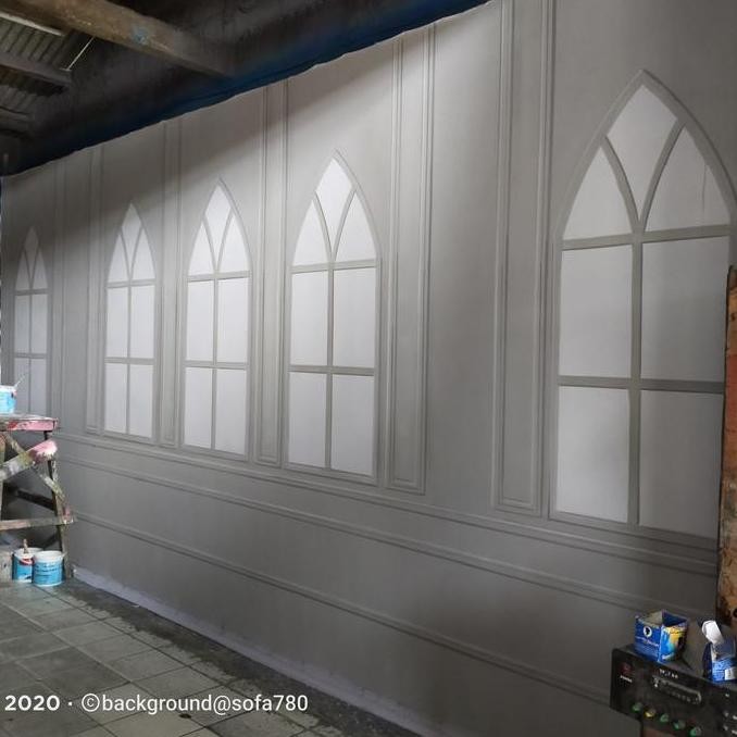 Background Studio Foto Jendela Abu2 Uk5X3M New Stok