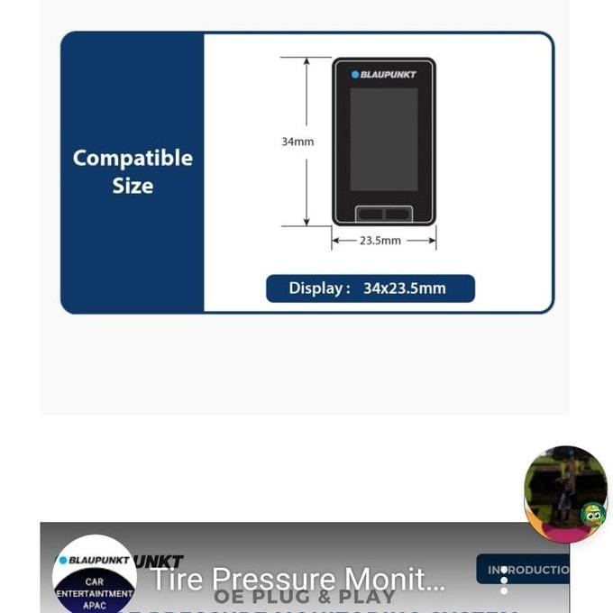 Tpms Blaupunkt Toyota Reborn Fortuner Pajero Xpander Terlaris
