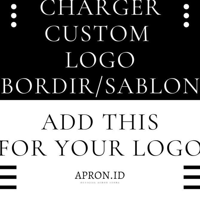 Custom Size Baju Koki Baju Chef Kemeja Koki Apron Celemek Appron New Stok