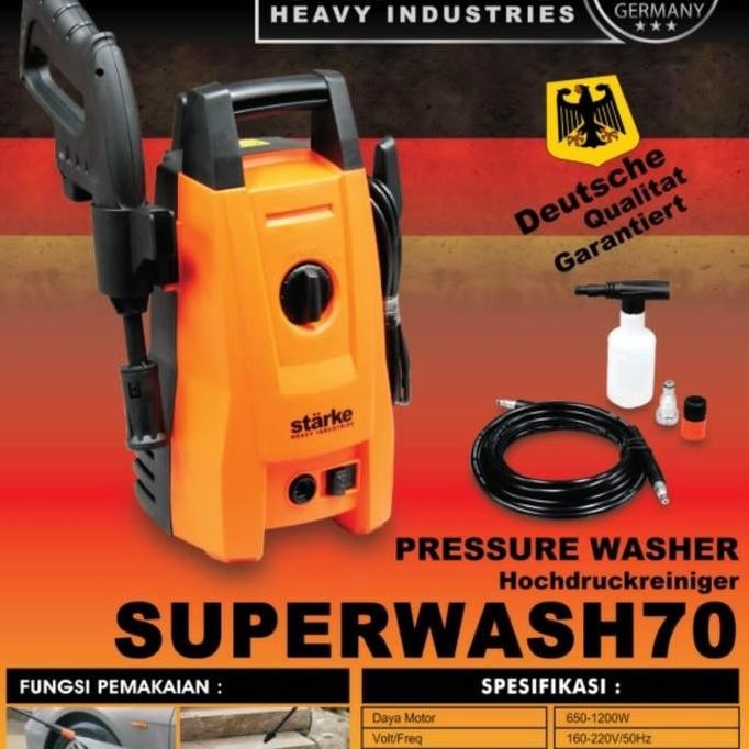 jet cleaner starke superwash mesin