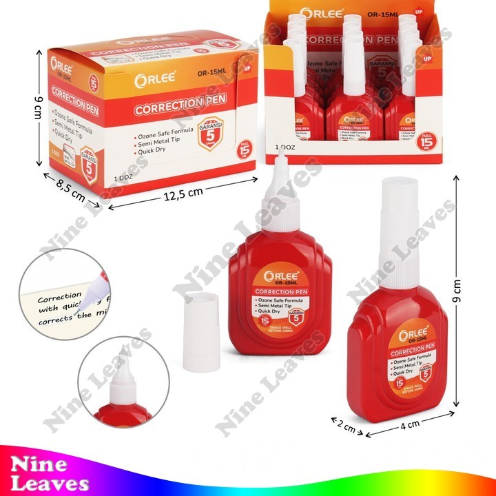 

Stipo Cair 15 ml Orlee Correction Pen Peralatan ATK