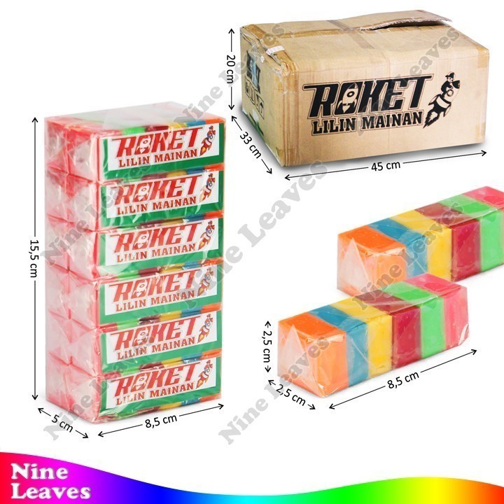 Mainan Anak Malam Lilin Malam Pet Mainan Jadul Roket