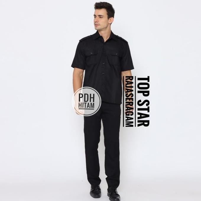 Baju Seragam Kemeja Putih PNS Pria HEM Putih ASN Atasan Putih PDH Baju Putih PNS Formal