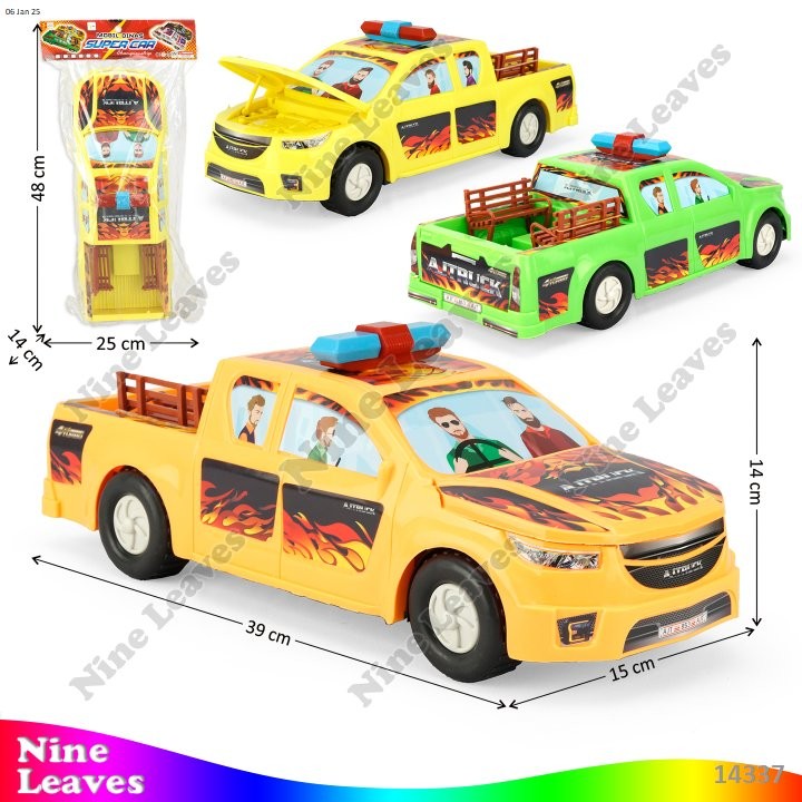 Mainan Anak Mobil Pick Up Polisi Friction Mobil Dinas Super Car