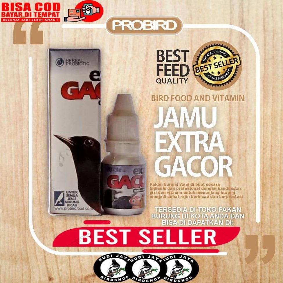 Rf-45 Ve29 Extra Gacor 6 Full Nutrisi Probird Vitamin Doping Burung Kicau Meningkatkan Stamina Gacor