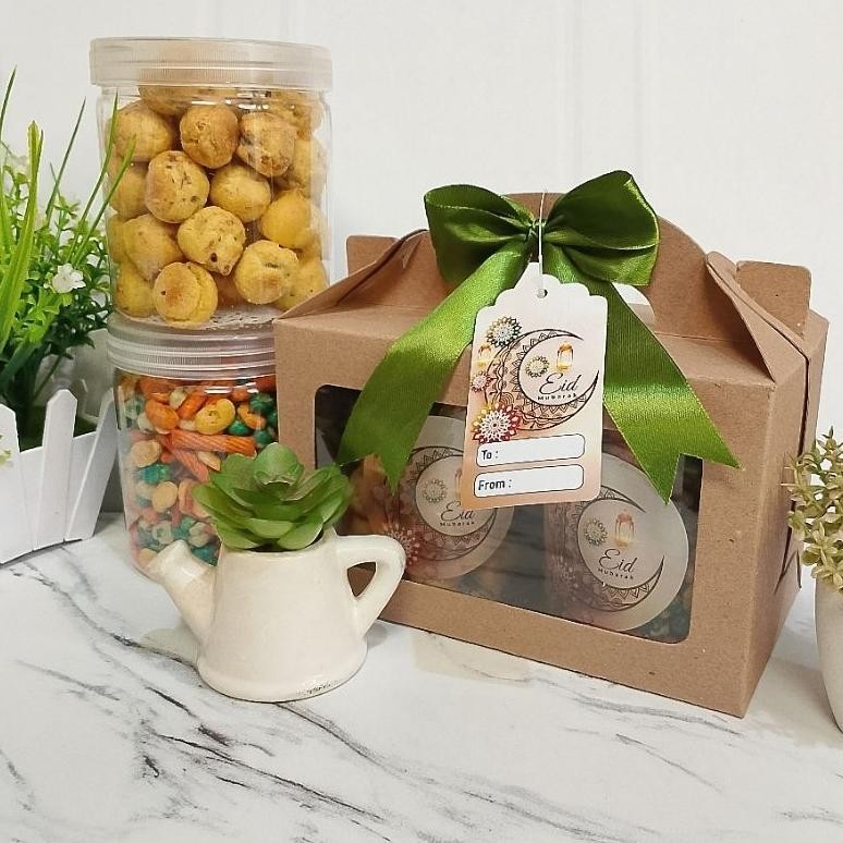 

By05 Nld-1419 Hampers Kue Kering Lebaran Idul Fitri Natal Isi 2 Toples 500Ml Sale