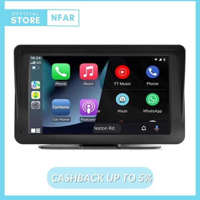 Headunit Android 7 Inch Carplay Mp5 Monitor Mobil Android Multimedia Promo