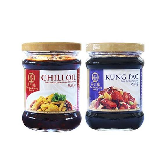 

PROMO THE DUCK KING SAUCE PAKET DUA - CHILI OIL + KUNG PAO