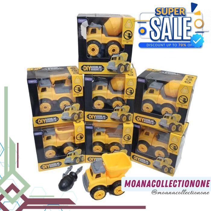 

MOBIL BONGKAR PASANG BUILDING BLOCK DIY SERIES ASSEMBLING TRUCK 976-54 PRODUK PILIHAN