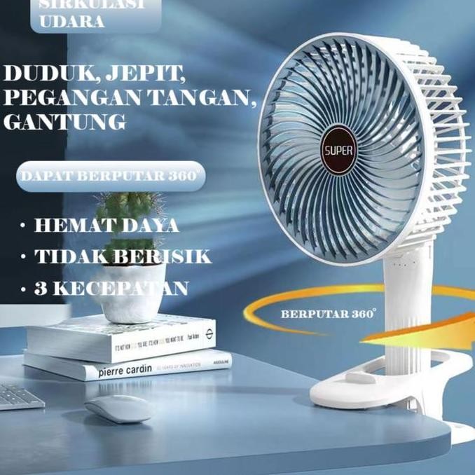 Sale p plus Kipas Desktop Kecil/Desktop Fan Multifunction/Kipas Angin Mini Portable/Kipas Angin Mult