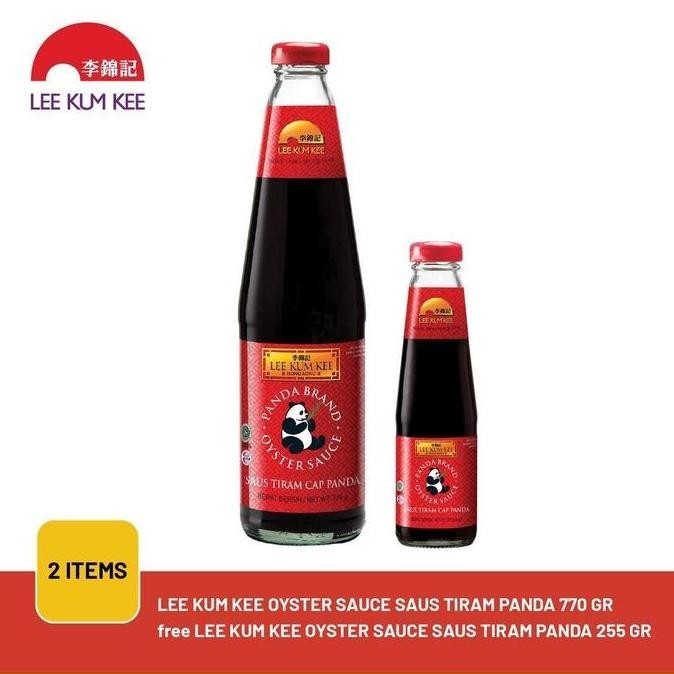 

lee kum kee oyster panda 770ggr + free oyster panda 255gr banded terlaris