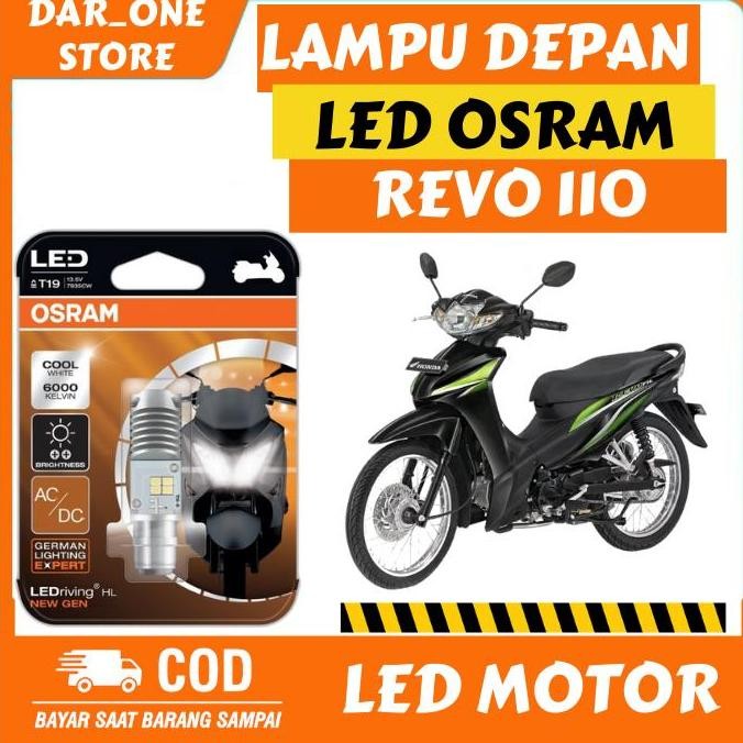 Promo Lampu Depan LED Motor Honda Revo 110 Original Osram COD