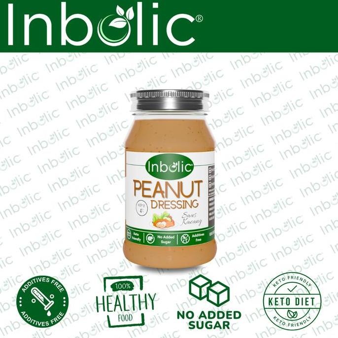 

Tersedia Inbolic Sugar Free Peanut Dressing | Bumbu Kacang Bebas Gula | Keto
