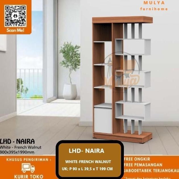 Lemari Penyekat Ruangan/Partisi/Lemari Pajangan-Lhd Naira