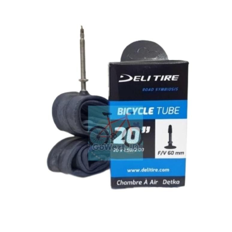 Ready Ban Dalam Sepeda Ukuran 20 X 1.50 / 1.75 / 1.90 / 1.95 / 2.00 Swallow Deli Tire Fv Presta 6 Cm