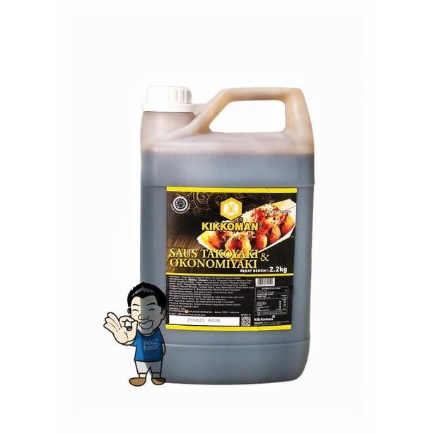 

Ready Kikkoman Takoyaki Okonomiyaki Sauce- Saus takoyaki Halal Jerigen 2 L