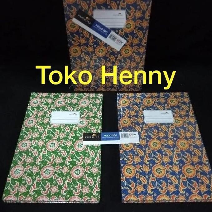 

produk baru!! buku folio hard cover isi 200 lembar paperline