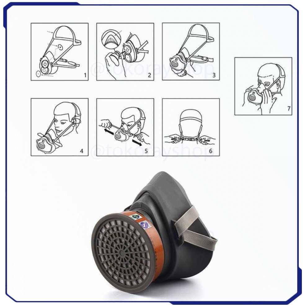 WN Masker Gas Respirator Anti-Dust Chemical - FD411