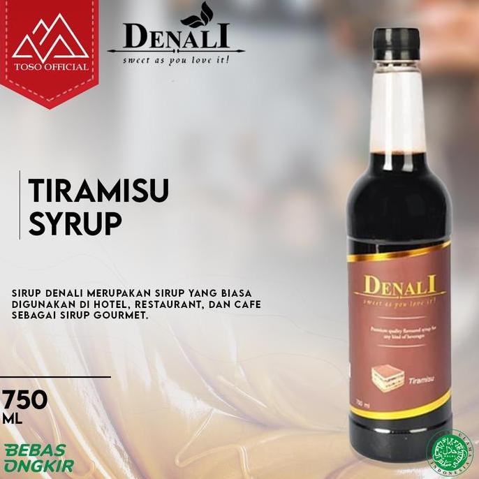 

Ready Denali Sirup Flavour Tiramisu 750ml Syrup