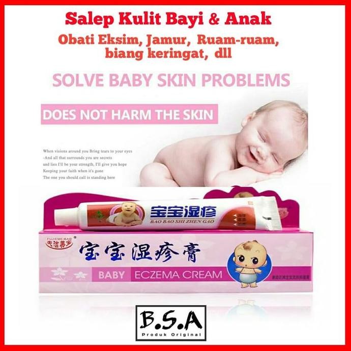 Produk Baru SALEP BAYI UNTUK EKSIM, RUAM, BIANG KERINGAT