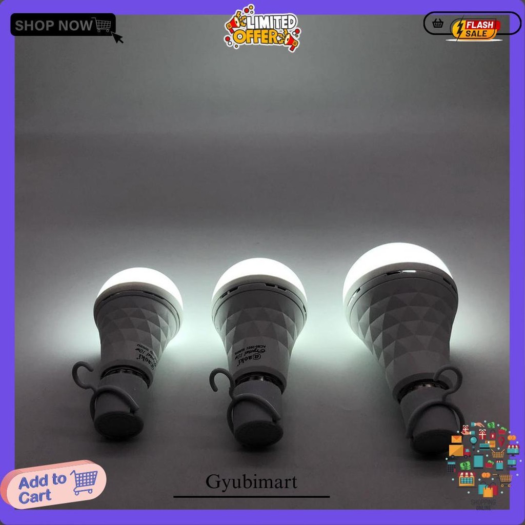 Aoki Lampu Bohlam Led Ac/Dc New Crystal Darurat Emergency Lamp Gratis Ongkir