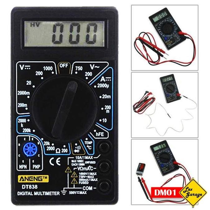 Multimeter Avometer Multitester Digital Tang Ampere Digital ANENG murah