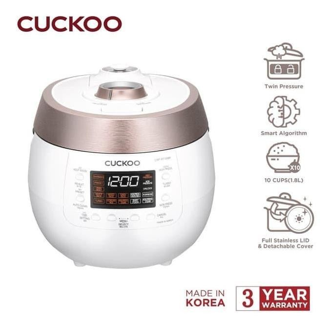 Miliki Cuckoo Crp-Rt1008F Magic Com Twin Pressure Rice Cooker 1.8 L