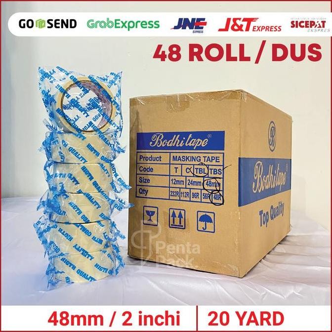 

ready [1 DUS] Lakban Kertas / Masking Tape (48 mm/ 2 inchi X 20 yard)