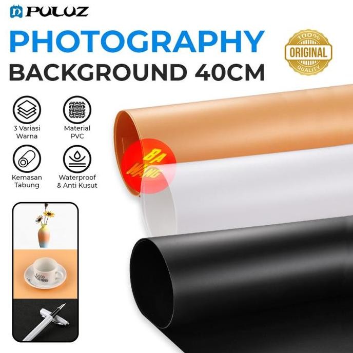 Puluz Photography Background Studio Photobox Foto Box 40Cm Pvc Paper New Stok