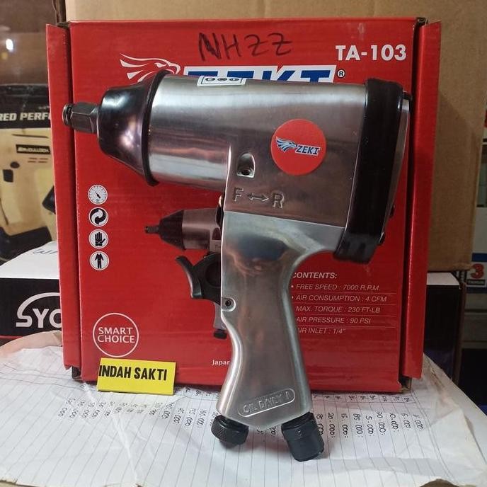 Zeki air impact wrench 1/2 inch