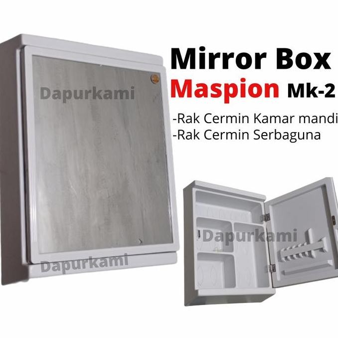 

TERBARU - Box Cermin Kamar mandi / Mirror Box Cabinet Maspion MK-2