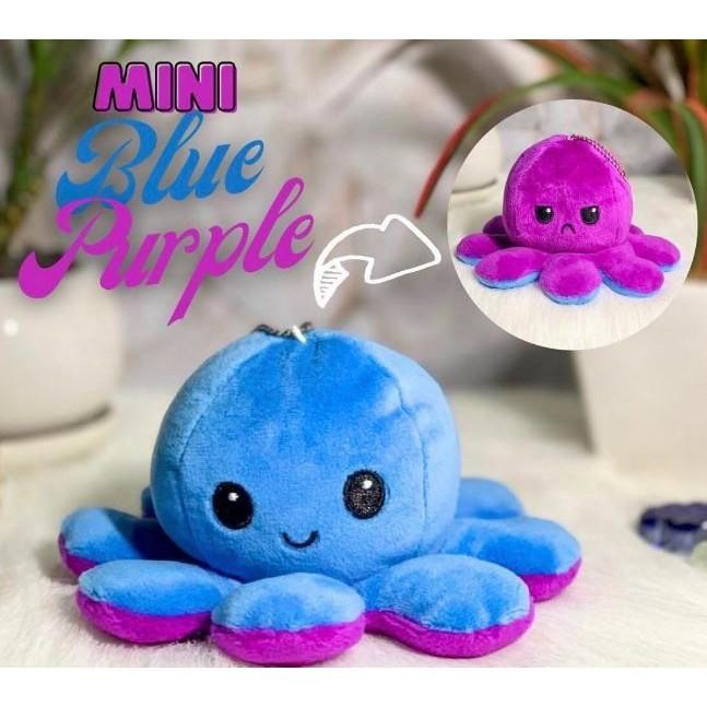 Boneka Gurita Cumi Octopus Doll Ekspresi Rainbow Pelangi Tiktok Cotton Ball