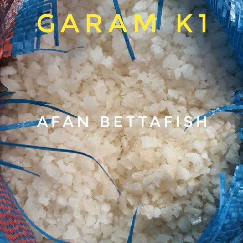 

Ready Garam Ikan Hias 1Kg / Garam Krosok Kasar K1 1 Kg