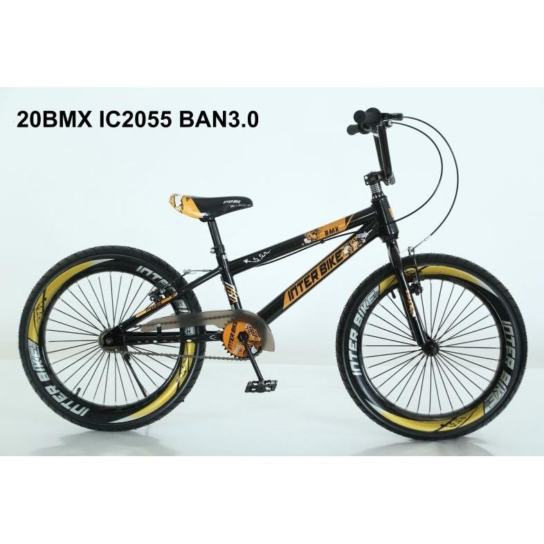 SEPEDA ANAK LAKI LAKI BMX 20 INCH INTERBIKE 2055 BAN 3.0