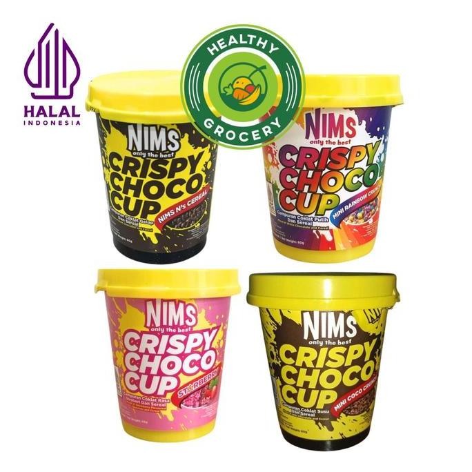 

!!!!!!] NIMS Only The Best Crispy Choco Cup Cereal With Dark Chocolate 60g All Varian