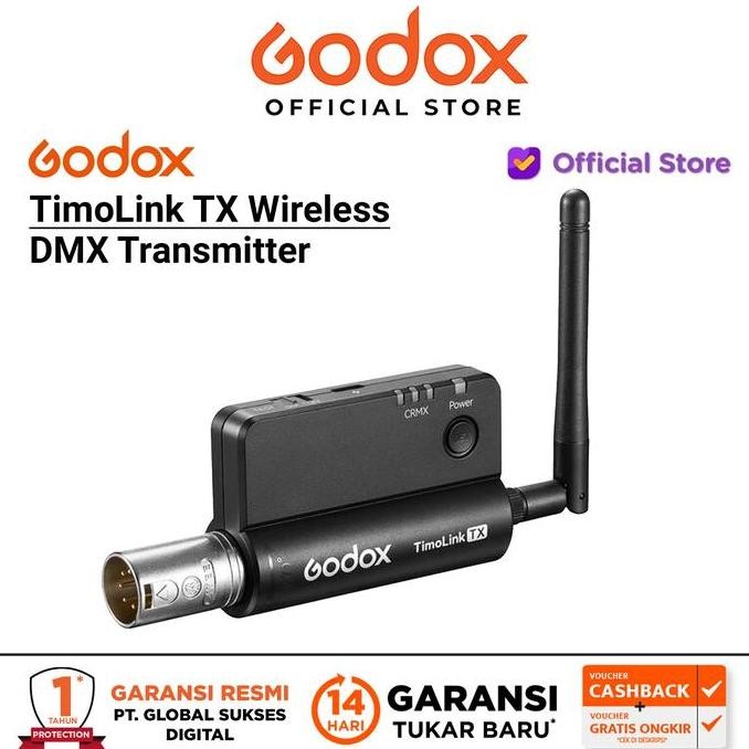 Godox Timolink Tx Wireless Dmx Transmitter New Stok