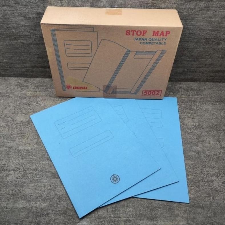 

Stofmap New Compass Stopmap Kertas Buffalo ASLI bukan cetak Stof map 5002 Stop map 50pcs