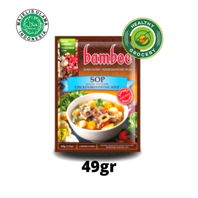

^%^%^%^%] Bamboe Bumbu SOP 49gr / Spice Mix For Chicken, Beef, Oxtail Soup