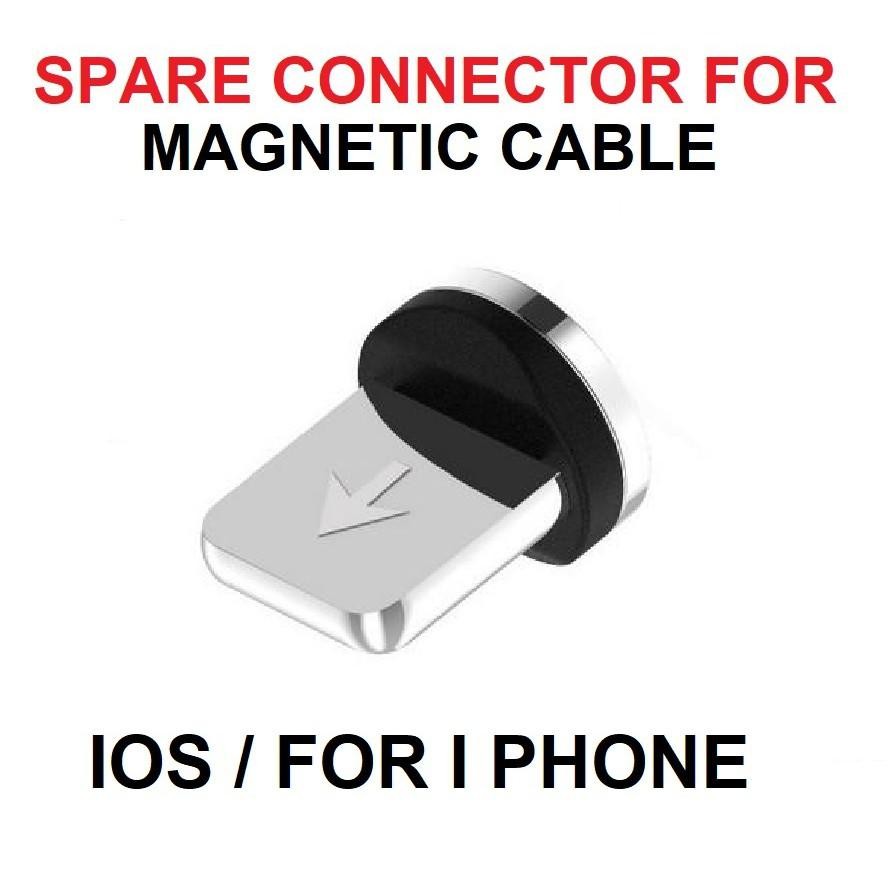 Kabel Cas Magnet + Connector Ios Iphone - Cable Charger Magnetic
