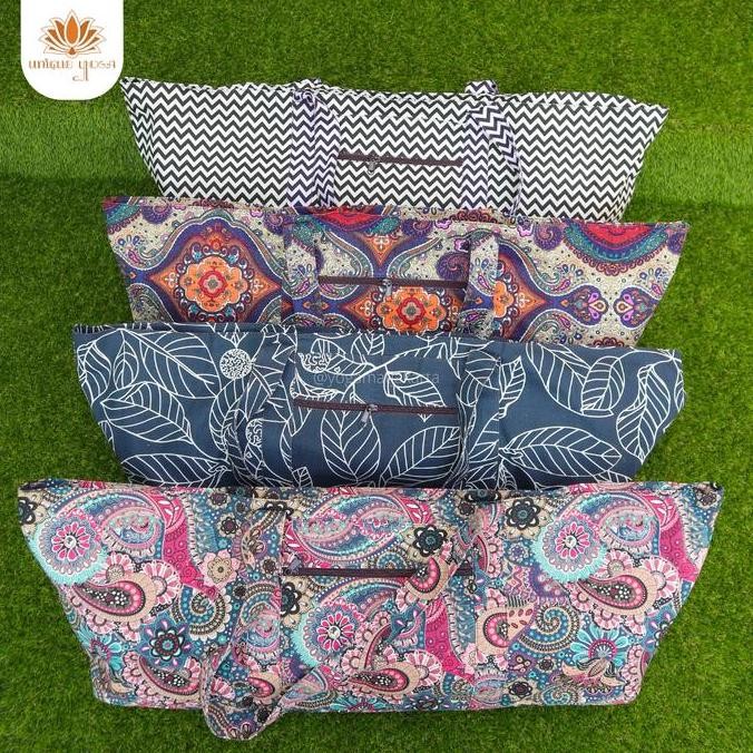Termurah Tas Matras Yoga Chakra / Tas Yoga Mat Olahraga Motif Terbaru Bahan Kanvas