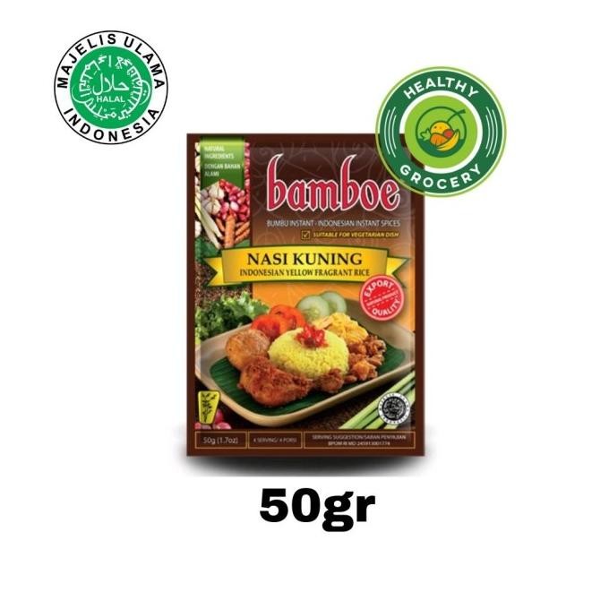 

_^_^_^] Bamboe Nasi Kuning 50gr / Indonesian Yellow Fragrant Rice