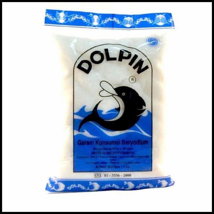 

garam dapur / meja berkualitas merk dolphin 1KG