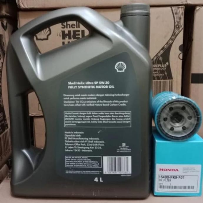 SHELL HELIX ULTRA DEXOS1 5W - 30 PAKET FILTER OLI HONDA MOBILIO