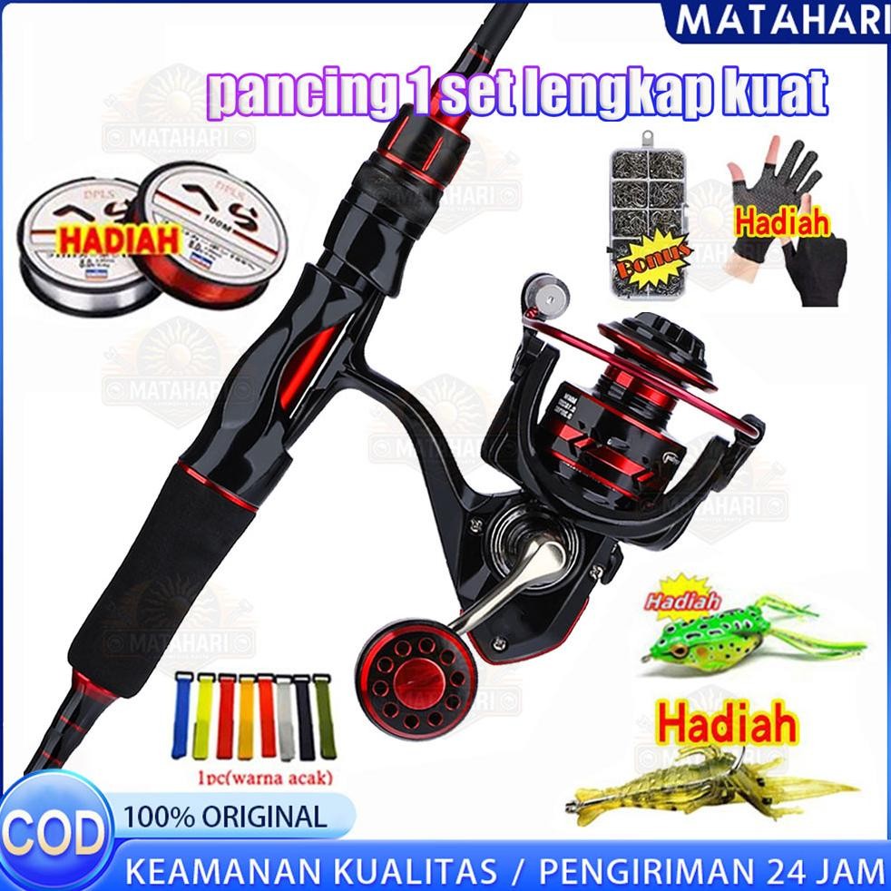 TERLARIS Joran Pancing Set Pancing 1 Set Murah Pancing 1.8M / 2.1M Joran Pancing Dengan Bahan Serat 