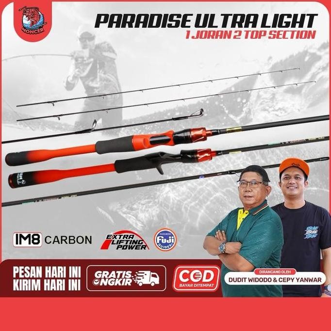 JORAN PARADISE ULTRA LIGHT UL | CARBON SOLID IM8 RING FUJI | HANDLE JAPAN STYLE